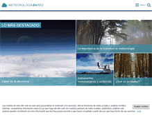 Tablet Screenshot of meteorologiaenred.com